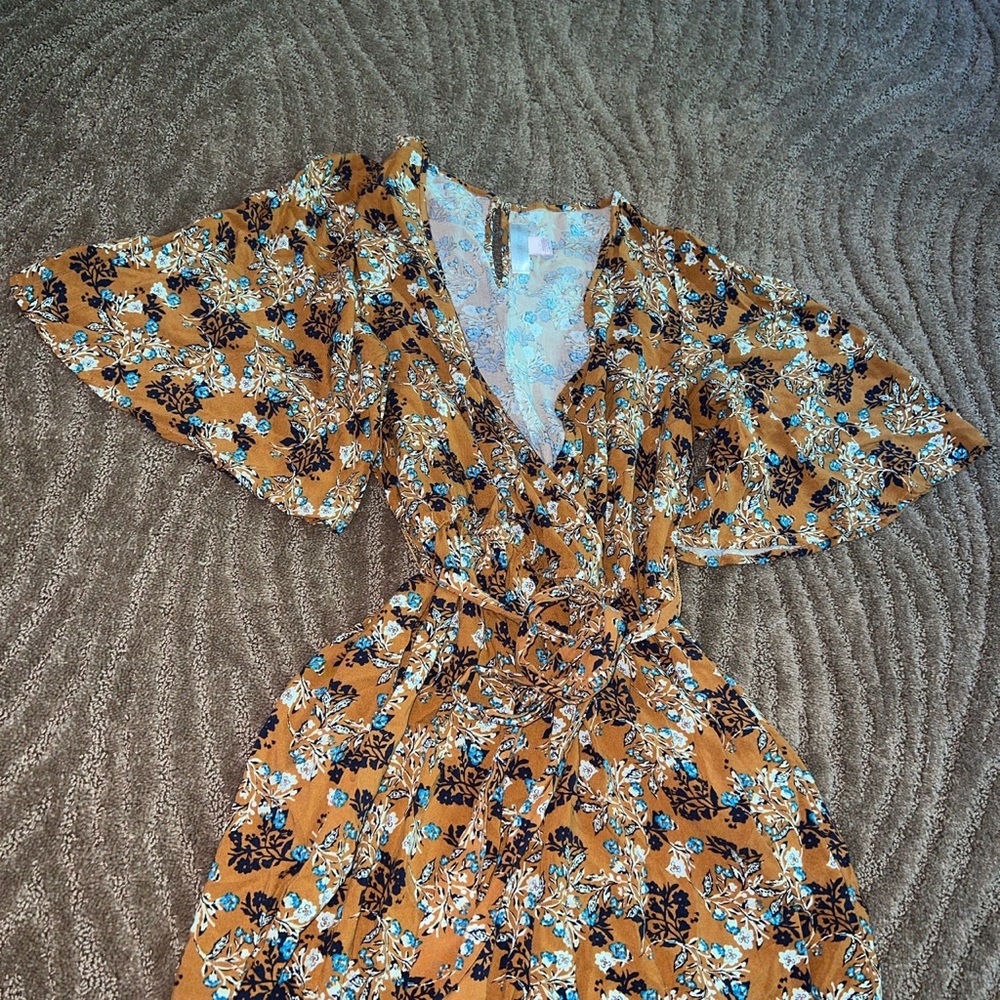 floral jumpsuit/romper